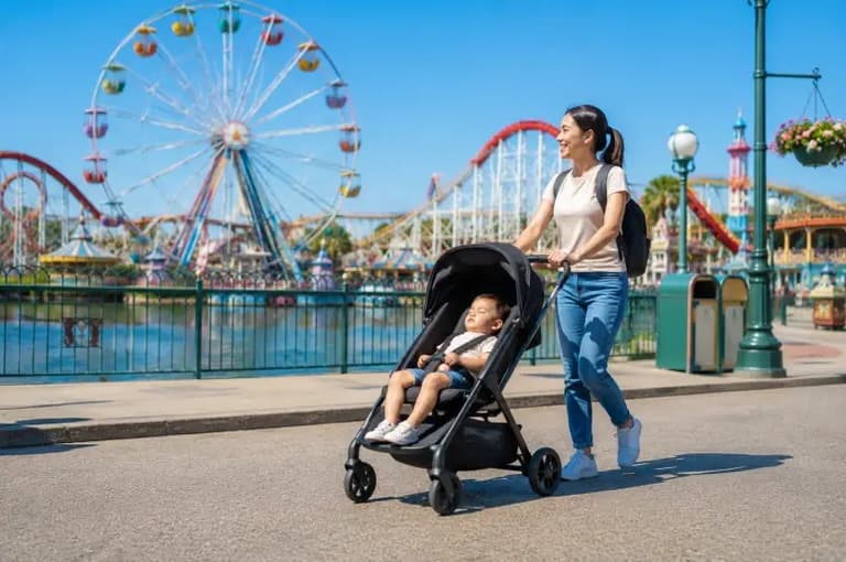 Strollers for tired little travelers