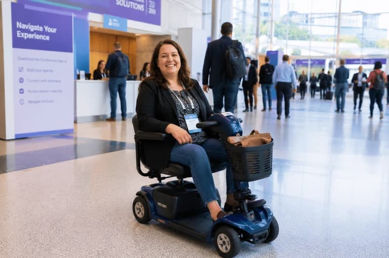 Scooters for long venue days