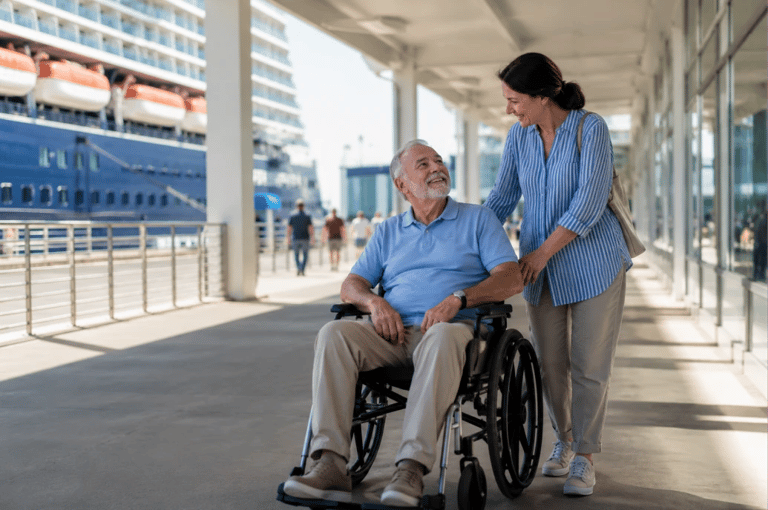 Wheelchairs for boarding and assisted movement
