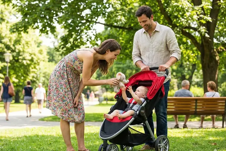 Image Create beautiful moments together Cloud of Goods stroller rentals