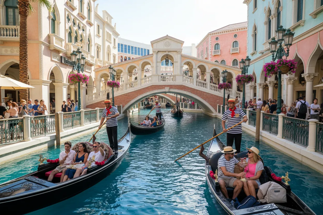 Gondola Rides at The Venetian