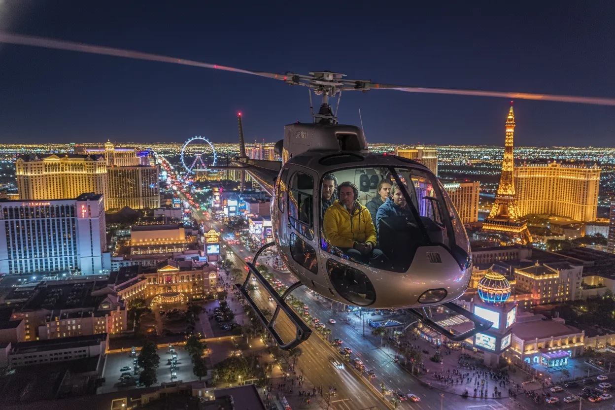 Helicopter Night Flight