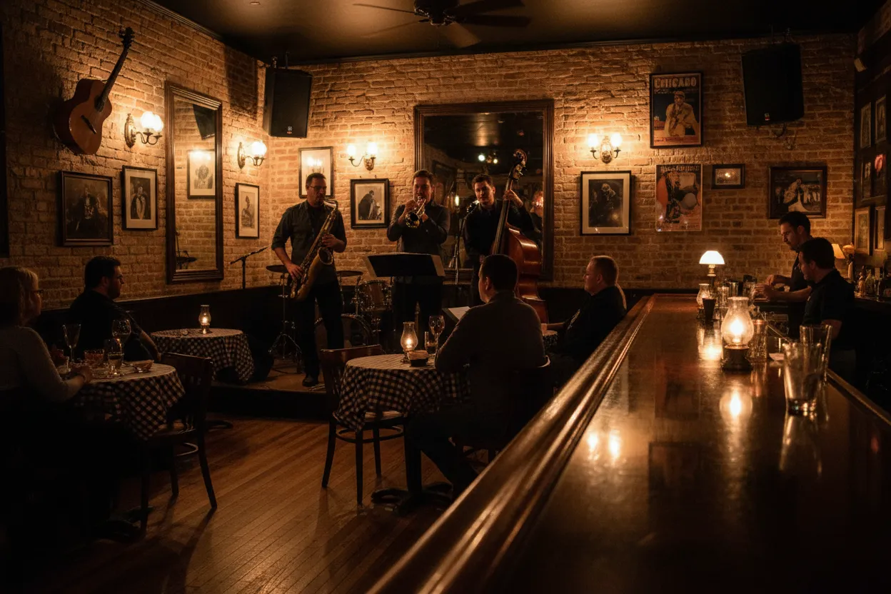 Chicago Jazz and Blues Club Night