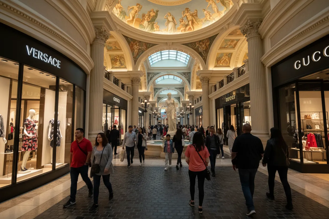 Shopping at The Forum Shops