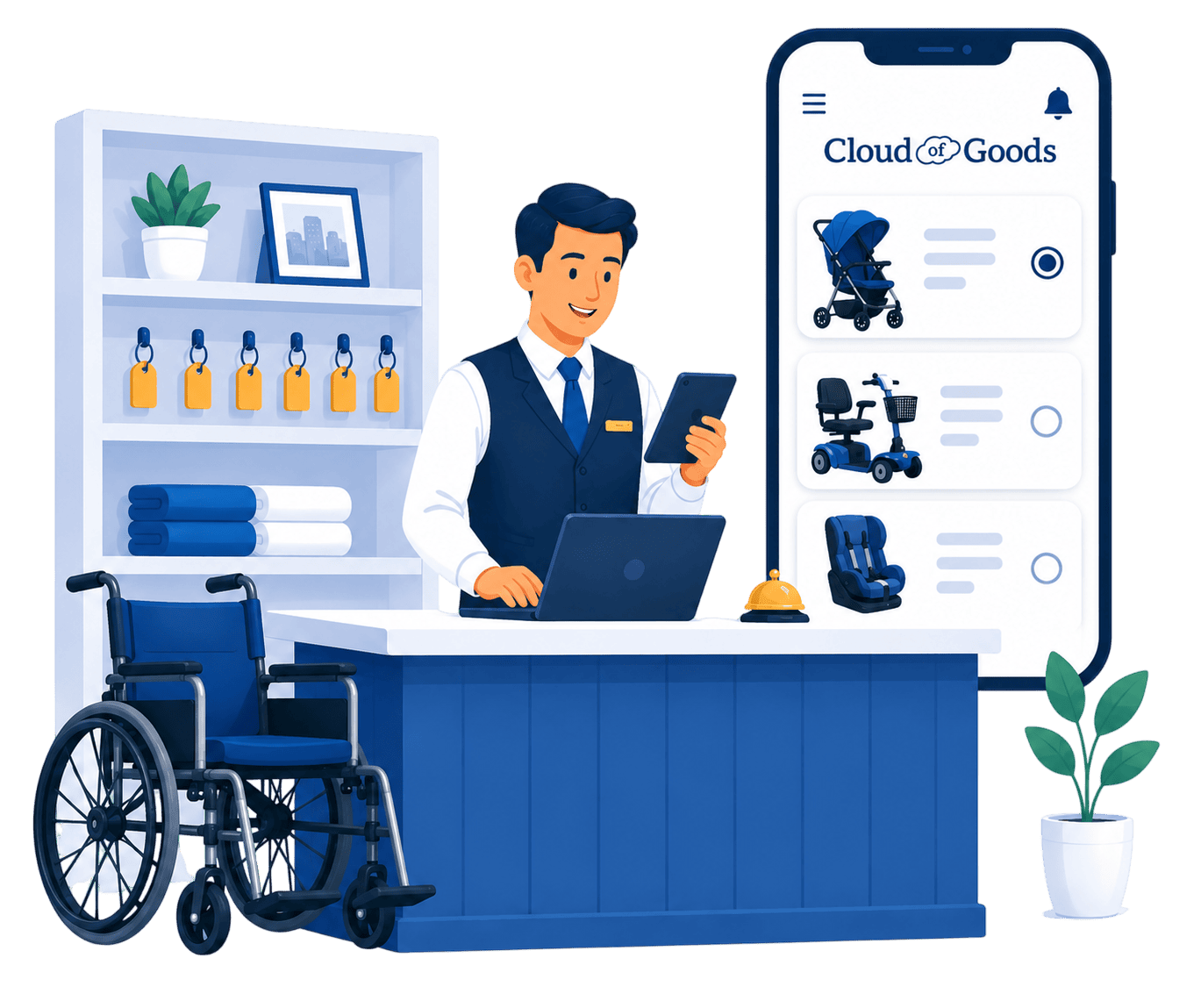 Cloud of Goods Partner App