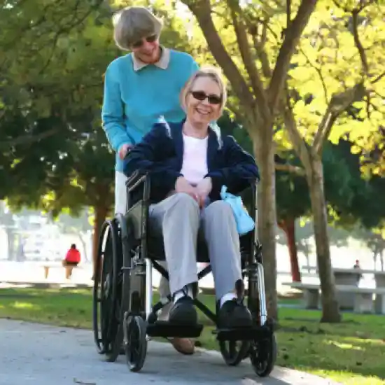 Extra Wide Standard Wheelchair offering enhanced comfort and stability for all users - Cloud of Goods - Los Angeles