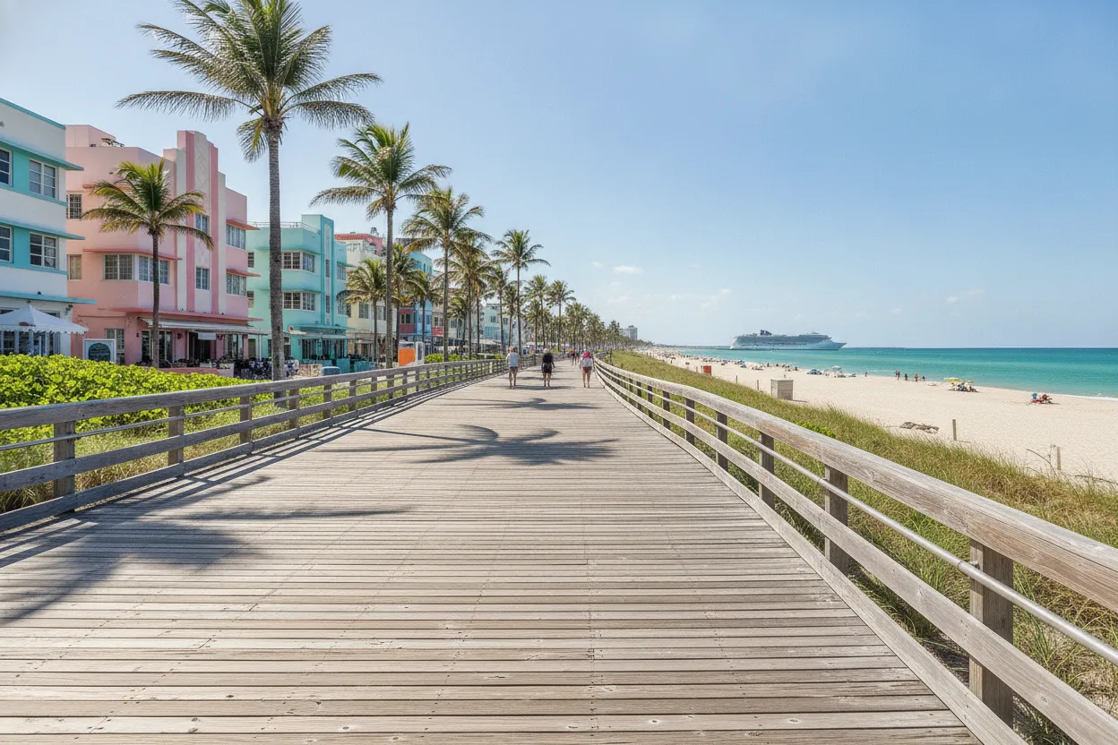 Miami Beach Boardwalk Exploration