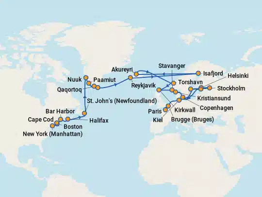 Cruise Itinerary