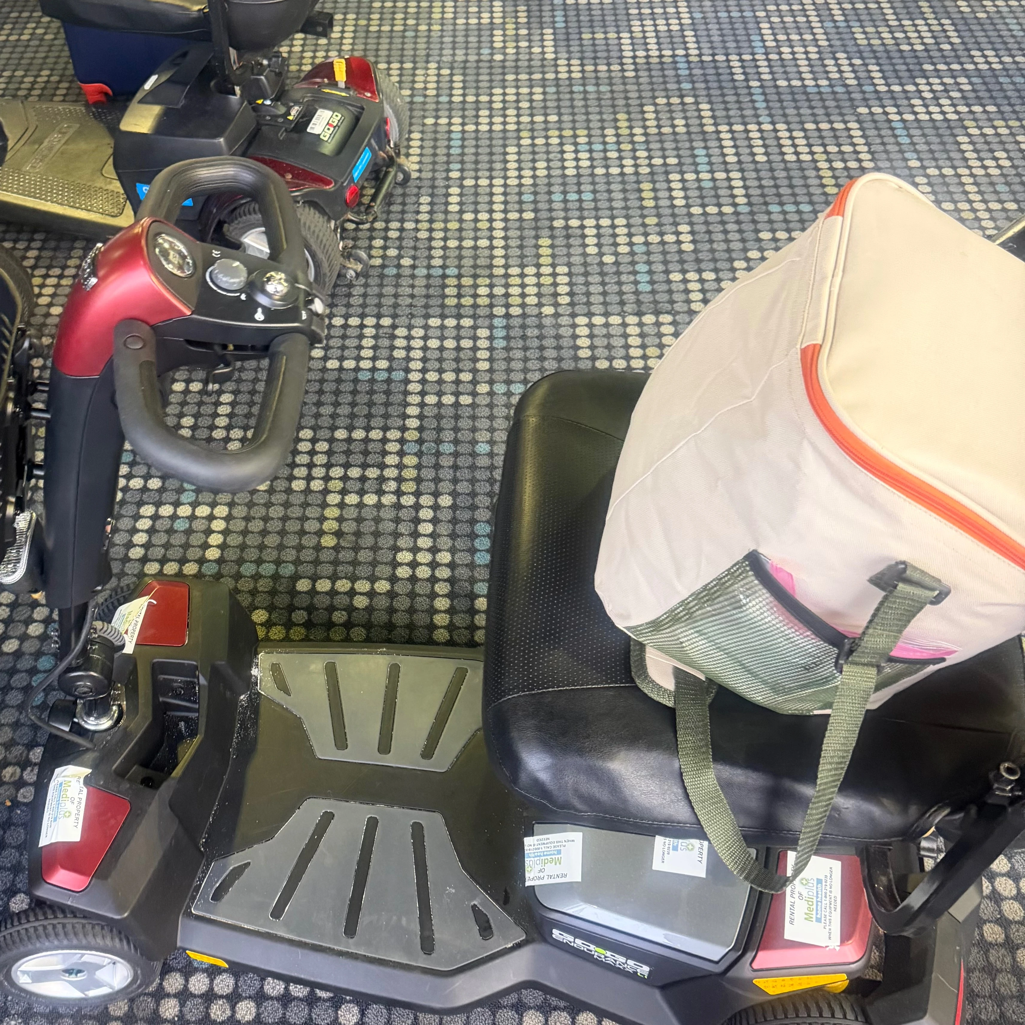 Customer using Lightweight Mobility Scooter
