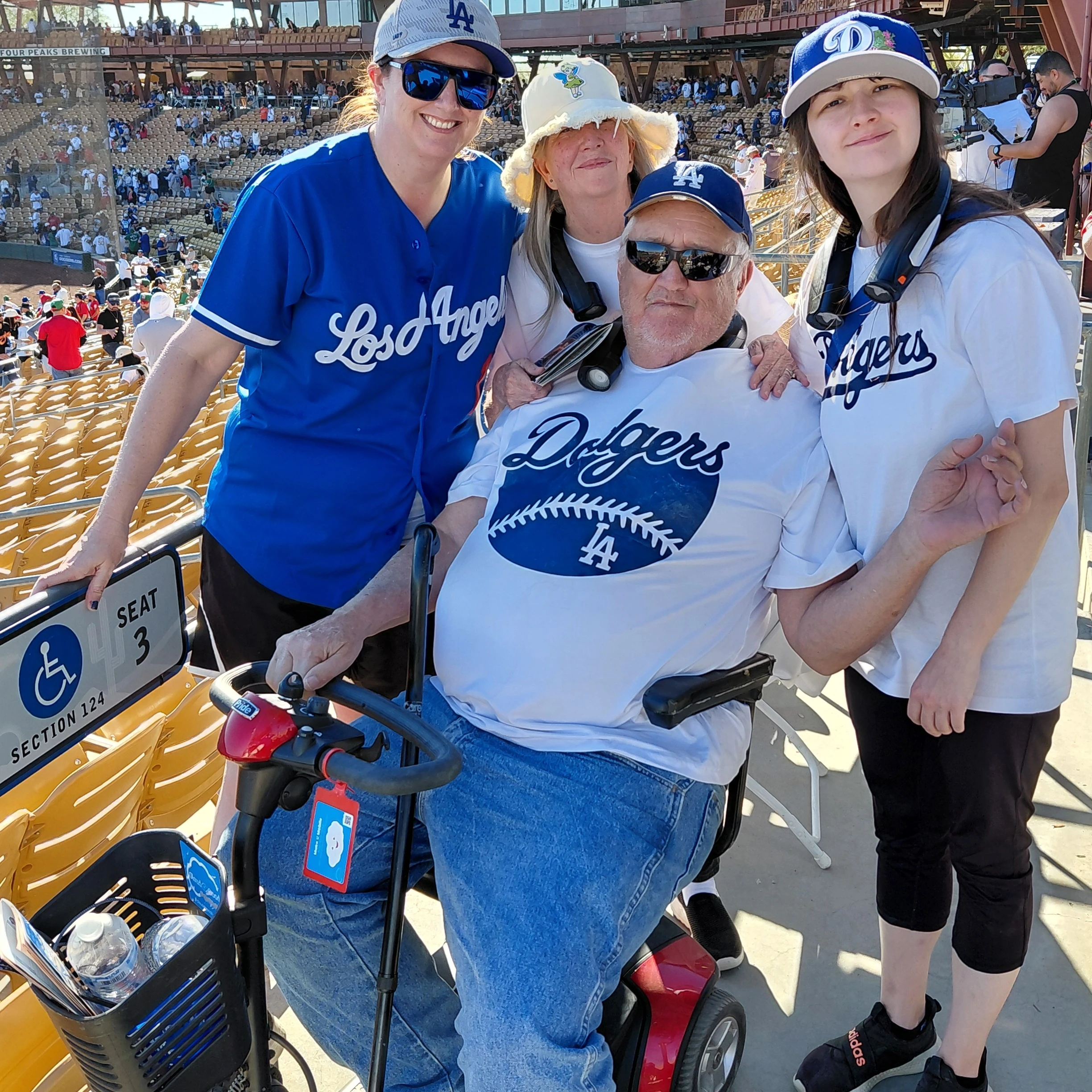 Customer using Heavy Duty Mobility Scooter