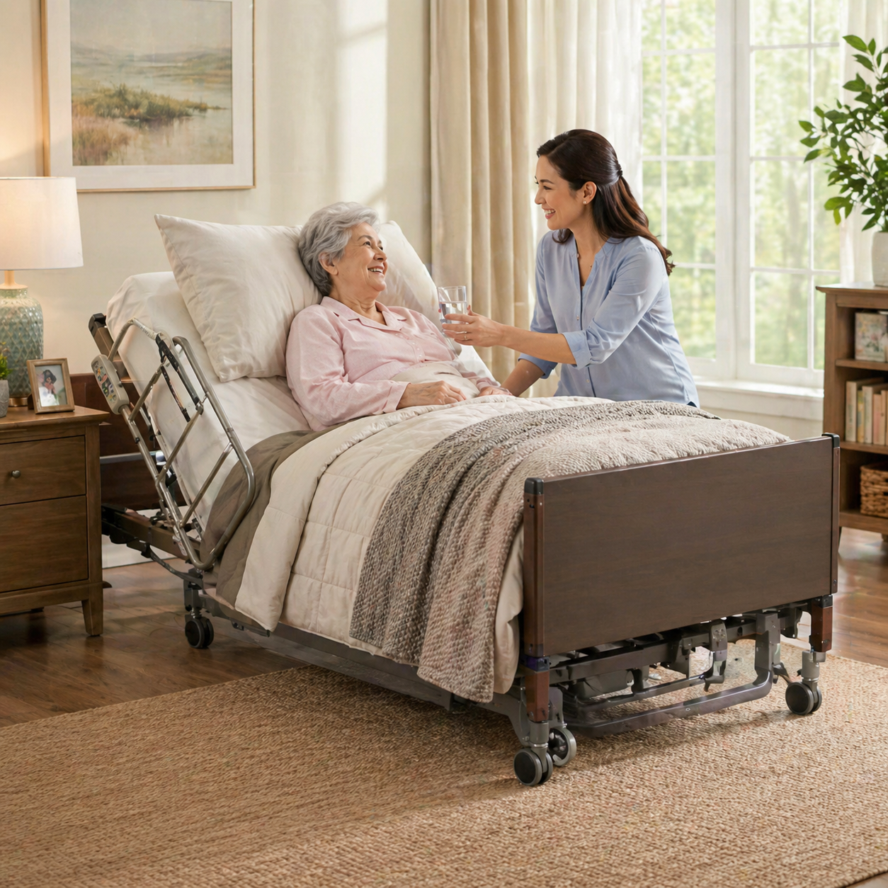 Customer using Lift chair