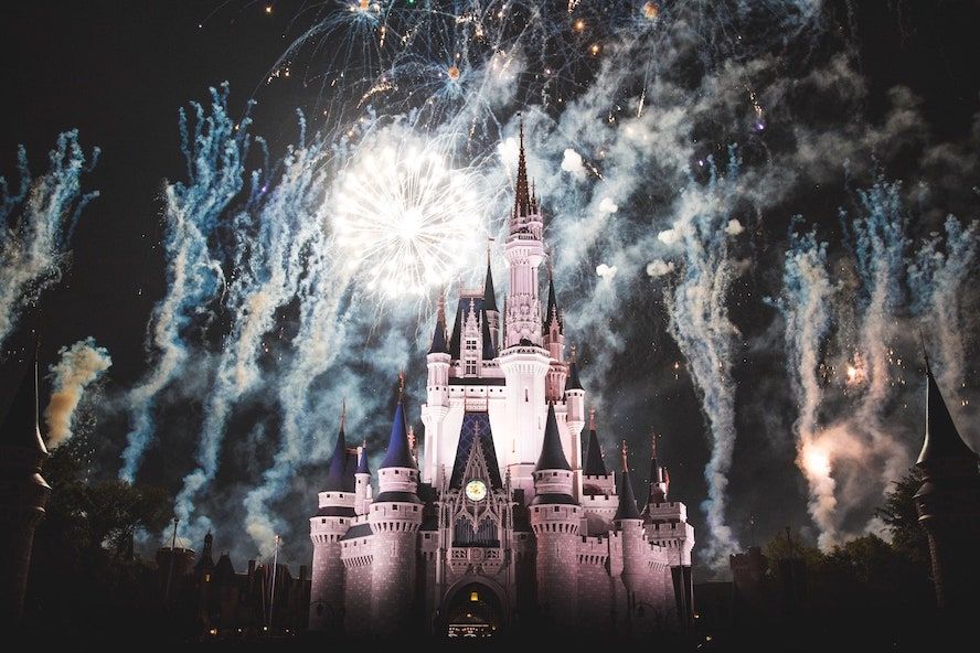 Disney World at night and fireworks - Cloud of Goods