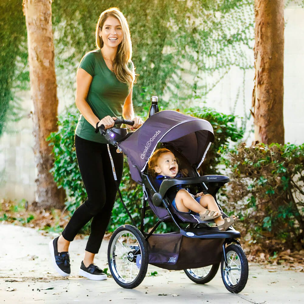 Green jogging clearance stroller