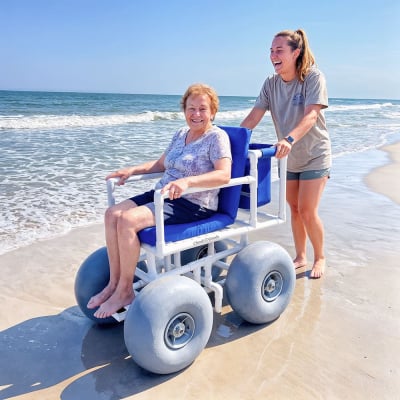 Beach wheelchair