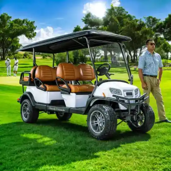 Seater golf cart electric rental in Universal Orlando Resort