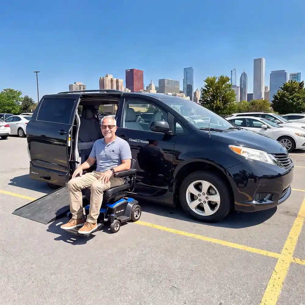 Alquiler de Broad Ripple Miniván para sillas de ruedas de entrada lateral