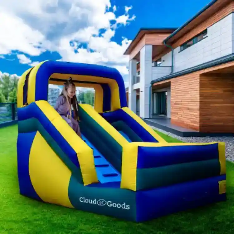 Sliding bounce house rental 