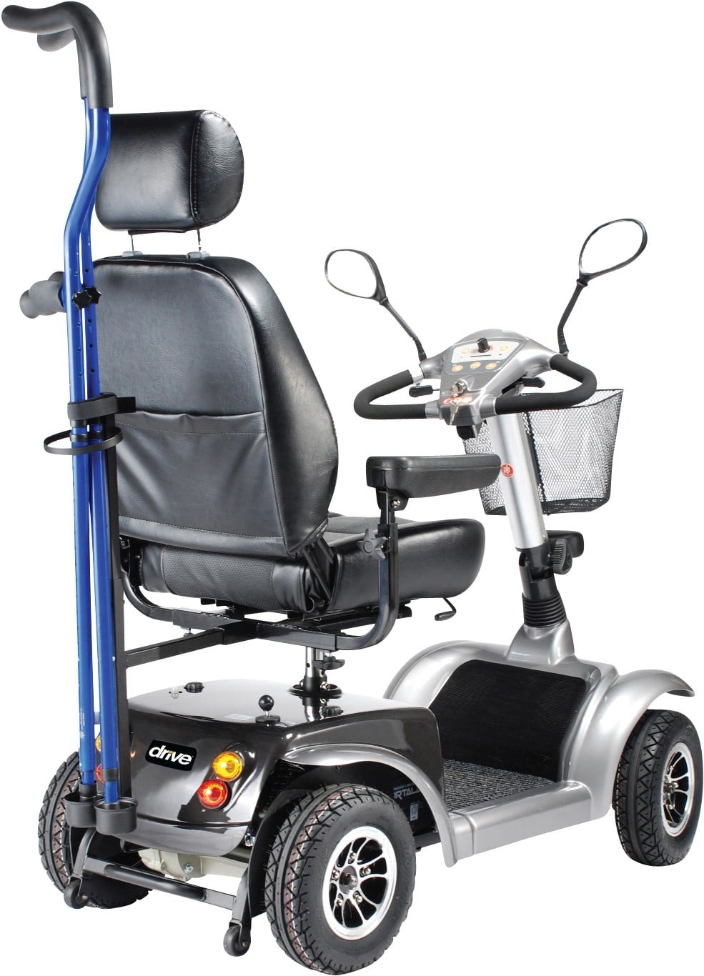 Cane and Crutch Holder for Mobility Scooter