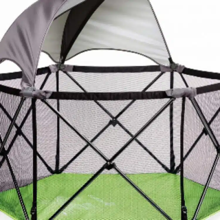 Pop N Play Summer Infant Portable Playard Canopy Kids Baby Child Outdoor Pen Sun 