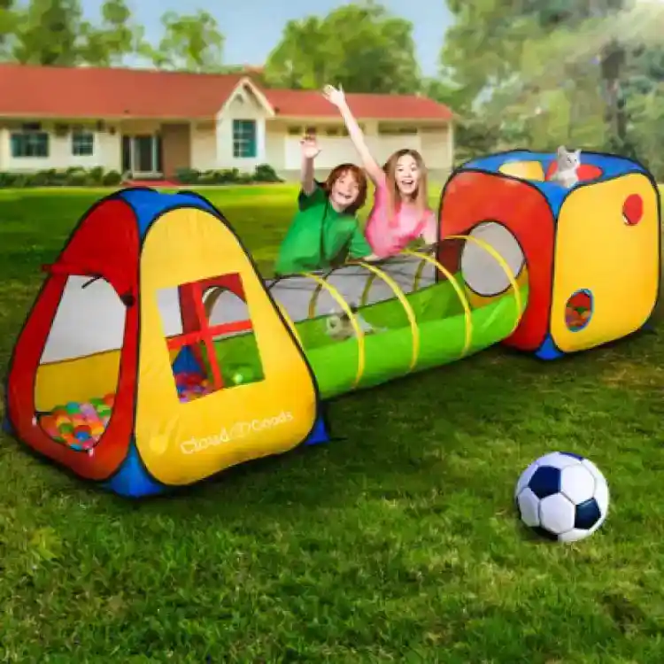 Pop Up Play Tent with Tunnel & Ball Pit rental 
