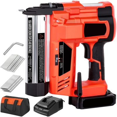 T Mech Nail And Staple Gun with Additional Battery