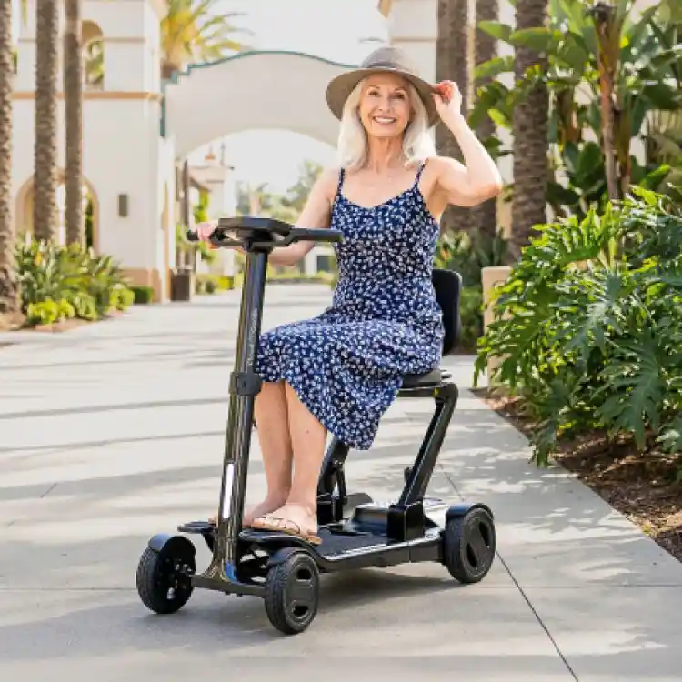 Ultra Light Mobility Scooter for effortless transport to dining hubs - Cloud of Goods - Anaheim