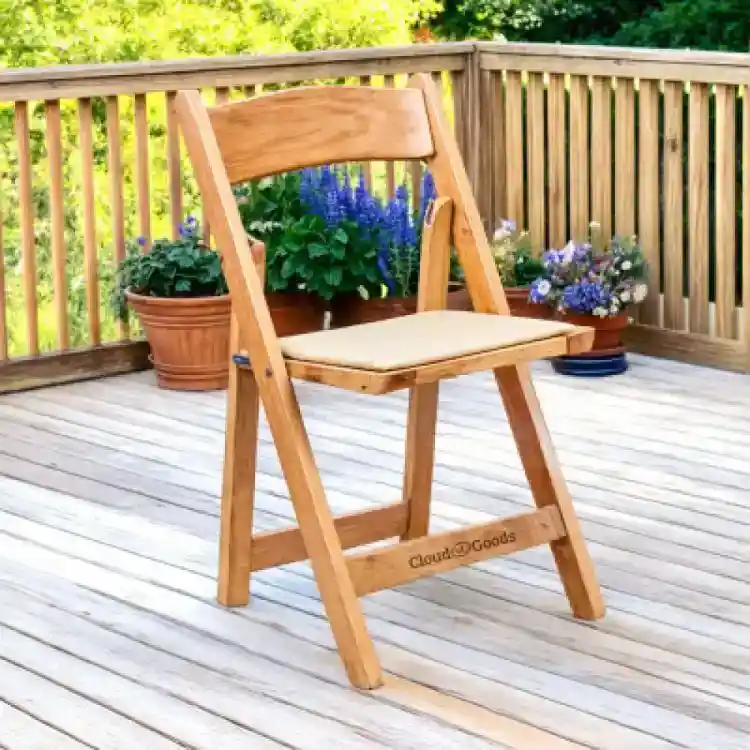 Wooden Folding Chair rental 