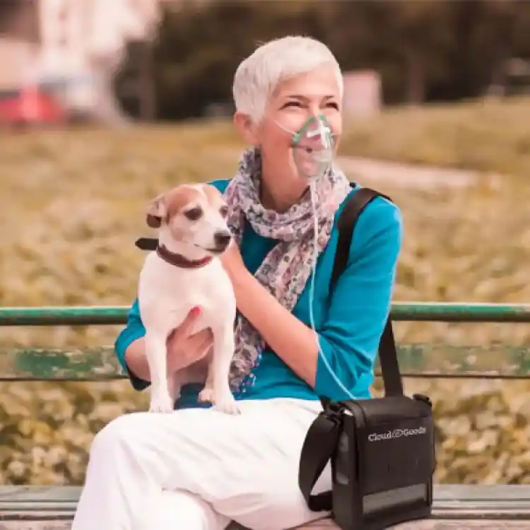 Portable Oxygen Concentrator with mask & cannula rental 