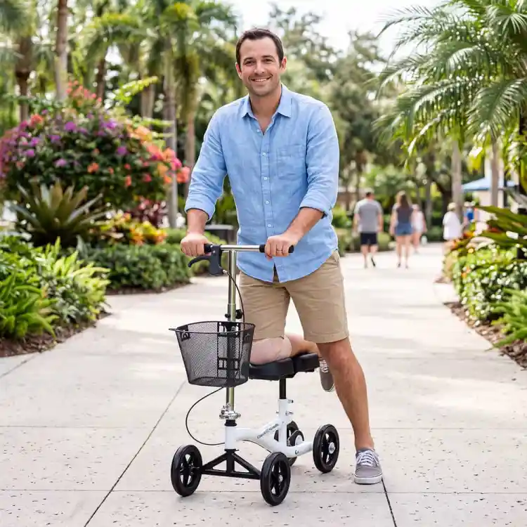 Knee Scooter with Basket rental 
