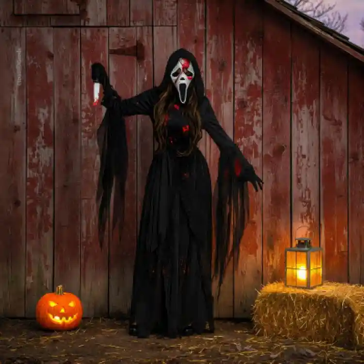 Glamorous Ghost Face Costume rental 
