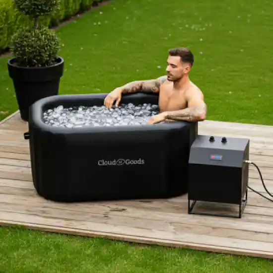 Happy Bath Time 美容機器 黒 Ice Bath with Standard Chiller rental in Palm Springs - Cloud of Goods