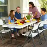 Portable 6-ft Table rentals in San Diego - Cloud of Goods